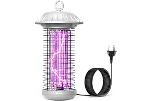 Buzbug lampe Anti - moustique, 60 perles UV - LED, moustiquaire électrique, Moucherolle jusqu'à 2100 Pieds carrés pour l'intérieur et l'extérieur