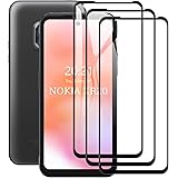 SCL Screen Protector for Nokia XR20 Screen Protector, [3-Pack] [Full Coverage] Tempered Glass Film, 9H-Hardness, Anti-Scratch