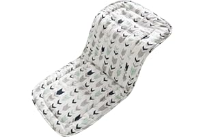 LAT LEE AND TOWN Baby Pushchair Seat Liners, Pram Liner Universal 100% Cotton Pushchair Liner Thick Baby Stroller Liner Pad Seat Cover Seat Cushion Pad Stroller Pram Pushchair for Toddler Infant (Green - Arrow)