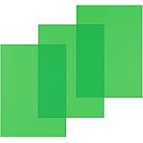 Pavo Einbanddeckel-Klarsichtfolie A4, PVC-Folie, 0.20 mm, 100-er Pack, transparent/grün