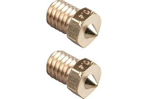 UK MALYAN Replacement 0,4mm Copper Extruder Nozzle for The MA10 Mini/ MA10/M200/M300 3D Printers Set of 2…