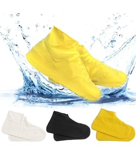 Couvre-Chaussures Imperméables En Silicone Hillylolly - Antidérapants Et Réutilisables (XL)