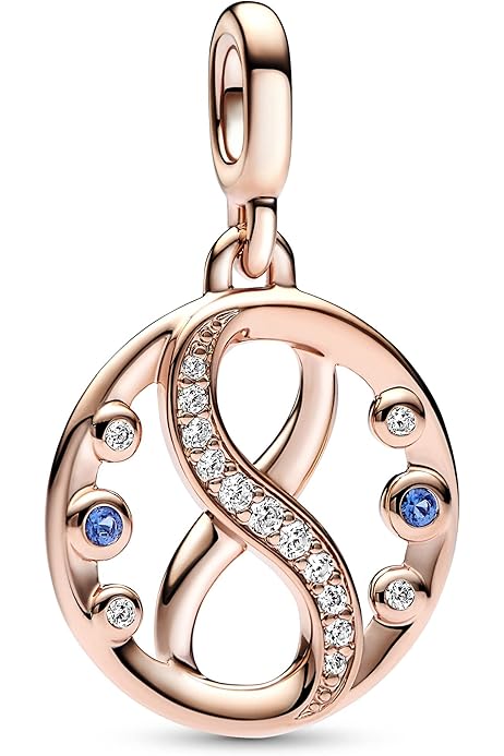 PANDORA ME Kraft der Sonne Medaillon aus 14 Karat rosévergoldeter  