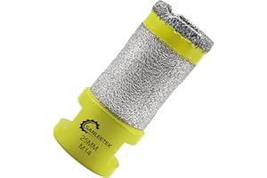 Punta per Trapano Diamantata 25mm - Fresa per Piastrelle Rettifica Perforazione per Porcellana Piastrelle Ceramica Granito Marmo Pietra Artificiale M14 Filettatura SANLEETEK