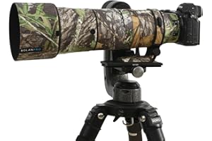 ROLANPRO Waterproof Lens Camouflage Coat for Nikon Z 180-600mm F/5.6-6.3 VR Rain Cover Lens Protective Sleeve Case Clothing-#17 Jungle Waterproof