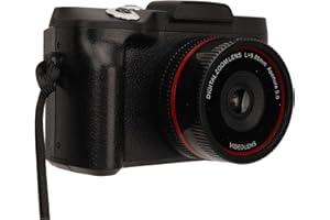 Tosuny Fotocamera Reflex Digitale, Fotocamera Mini Reflex Digitale da 16 MP HD 1080P, Videocamera con Zoom Digitale 16X, Anti-vibrazione Multiasse, Tosunytn5gfiska7