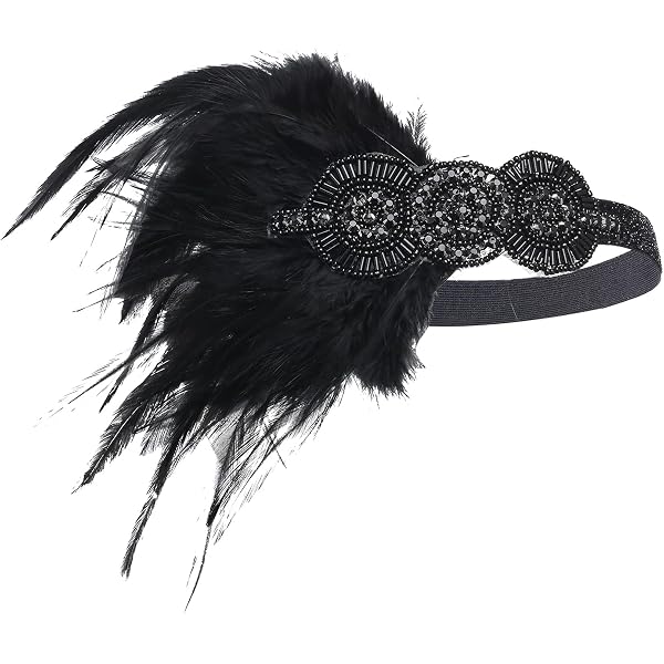 Serre-tête Gatsby à Paillettes Et Perles - Style Années 20 Pour Soirées élégantes