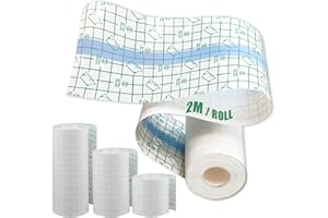 ‎LEAYOKA LEAYOKA Tattoo Folie Heilung 15/10/5cm x 2m Tattoo Pflaster 3 Rollen Gesamt 6M Second Skin Tattoo Tattoo Aftercare Groß Wasserdicht Tattoofolie Transparent Bandage