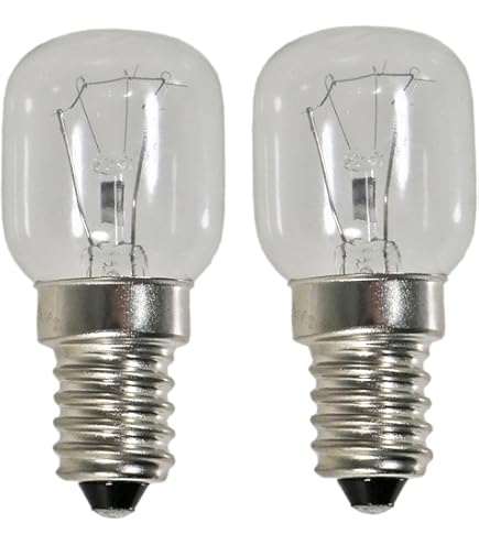 D&M Pygmy Light Bulb Lamp For Fisher & Paykel Oven Cooker (Pack Of 2, 15w, SES, E14