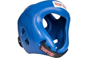 TOP TEN Competition Fight Casque Adulte Unisexe, Bleu, S 50-55 cm