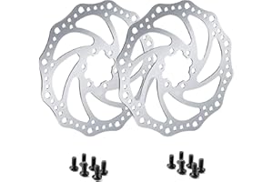 Newgoal 160mm Disco Freno rotore 2 pacchi in Acciaio Inox Bici Freno a Disco rotore per la Maggior Parte della Bici da Strada Bici da Mountain Bike