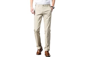 ziilay Spodnie chinosy, męskie, na lato, lekkie, rozciągliwe, slim fit, cienki, lekki materiał, biznesowe, rekreacyjne, spodnie do garnituru