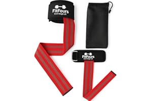 FITFOURS DON'T WEIGHT, LIF FitFours Straps Gym Hombre y Straps Gym Mujer- Gym Straps Ideales para Levantamiento de Pesas y CrossFit. Accesorios Gimnasio para Rendimiento y Calidad.