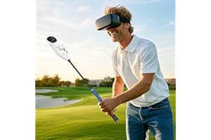 WildFun VR-Golfschläger Kompatibel mit Meta Oculus Quest 3S/3 Zubehör, Golf+ VR Grip Adapter, Einziehbarer Golfschlägergriff zum Halten des VR Controllers