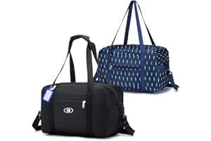 SPAHER Bolsas de Viaje Mujer Plegable Bolsa Viaje Cabina Avion 40x20x25 Maleta Cabina Bolsos de Viaje Cabina Avión Equipaje de Mano 20L Bolsa de Cabina Hombres Bolso Maternidad Hospital