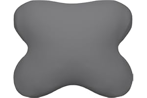 ‎EDDA LUX Edda Lux Bezug passend für Tempur OMBRACIO Schlafkissen, 60/56 x 50/48 cm, formbeständiger Jersey Kissenbezug für Schmetterlingskissen, aus 100% Baumwolle, in Schiefer