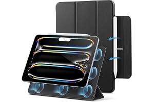 ESR för iPad Pro 11 tum M5/M4-fodral (2025/2024), starkt magnetiskt fäste, tunt trifold stativfodral, stöder penna Pro och pe