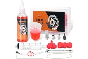 HQCM Freno a Disco Idraulico, Kit di sfiato per Freni Idraulici per Bicicletta, Set di sfiato Freno per Shimano, Magura, Tektro