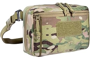 Tasmanian Tiger TT Tac Pouch 8.1 Sac tactique pour équipement avec système Molle et ceinture amovible - Sac à bandoulière - Sac à bandoulière - Sac à dos - Multicam