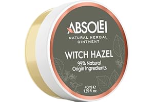 Absolei Hemorrhoids Ointment, Natural Witch Hazel Ointment for Burning, Itching and Discomfort, 40 ml (Pack of 1)