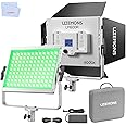 Godox Litemons LP600R RGB LED Light Panel W/APP Control,60W Studio Photography Lighting W/Barndoor,1800K -10000K,14 FX Modes/360°Rotatable/CRI 96+ TLCI 96+(Godox LP600R)