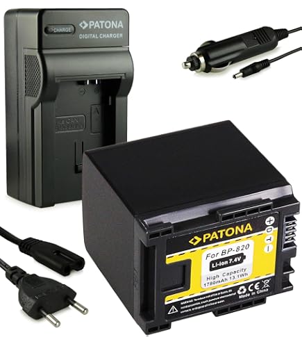 Batterie De Remplacement Pour Caméscopes Canon BP-E818 / BP-E77 / BP-E722 - 2000mAh, 6V, NiMH - Compatible Avec Plusieurs Modèles - Marque Vhbw