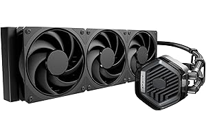 Cooler Master MasterLiquid 360 Atmos Stealth - Chłodzenie Wodne CPU 360mm (TDP 300W), Mobius 120 - Czarny