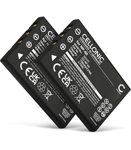 Ersatz-Akku NP-60 – Kompatibel Mit Aiptek, Rollei, Medion, Toshiba & Mehr | Hohe Kapazität