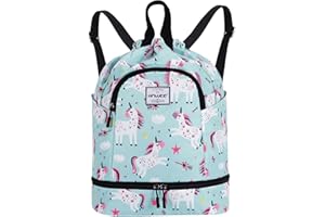 HAWEE Sportivo Zaino con Coulisse Grande Impermeabile Coulisse Borsa da Palestra Coulisse Sacca con Tasca Interna Unisex per Vita Quotidiana Scuola Sport All'aperto Tempo Yoga Libero Spiaggia Nuoto