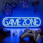 Oyun B&ouml;lgesi Neon Tabelaları Oyuncu LED Neon Işık Oyun B&ouml;lgesi Neon Tabela Oyun Odası Dekoru, Oyun Alanı, Erkek Mağarası, Bar