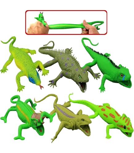 Marionnette Peluche Caméléon Lézard – Jouet Interactif Réaliste Bouche Mobile Pour Enfants, Jeu Imaginatif