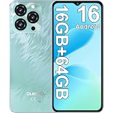OUKITEL C3 Telefono Movil Android 16, 16GB+64GB/TF 1TB Smartphone, Azul | 6.52" Telefonos Moviles Libres, Bater&iacute;a 5000mAh M&oacute;v