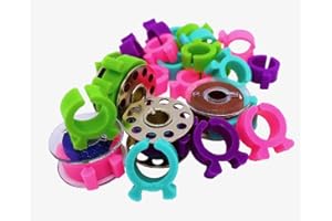 PeavyTailor 16 pcs Bobbin Holder Clips for Embroidery Quilting and Sewing Thread