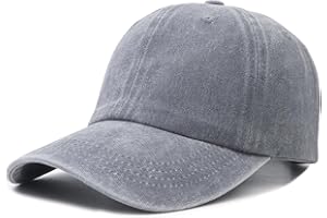 Liutufy Vintage Baseball Cap for Men & Women Washed Cotton Adjustable Sports Hat, Breathable Unisex Cap for Outdoor, Running, Golf (54-60cm)