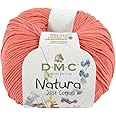 DMC Natura Yarn, 100% Cotton, Coral (N18), 50g