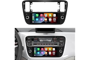6,86" radio samochodowe do VW up! 2011-2016/Skoda Citigo/SEAT MII 2011-2019 | Android 14 2 Din do Citigo z bezprzewodowym CarPlay Android Auto WiFi Bluetooth GPS nawigacja FM RDS Radio SWC kamera cofania