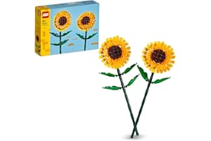 LEGO Botanicals Girasoli - Set di Fiori Finti per Bambine e Bambini 8+ Anni, Bouquet da Esporre come Decorazione di Casa o della Camera da Letto, Regalo per Ragazza, Ragazzo, Donna o Uomo - 40524