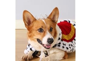 Lovelyshop Königstiger crouncey-Diamant-perlen mit vollgestyltem Hund - und katzenkrone für Haarschmuck - nur in Medium.