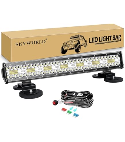Willpower 52 Inch 675W Led Lichtbalk 2pcs 5 Inch 72W LED Werklamp Kabelboom 12V 24V Led-verlichting Bar Mistlamp Waterbestendig IP67 Led Light Bar Voor Vrachtwagen Tractor Auto Boot Offroad 4x4