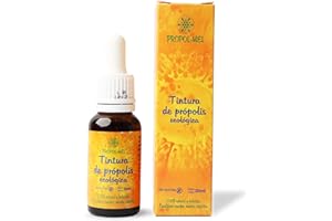 PROPOL-MEL Pack x 2 - Nalewka z propolisu - 20 ml - BIO. Wspomaga dobre samopoczucie gardła. 100% naturalny. 15% waga/objętość.