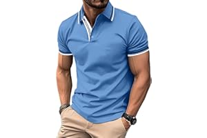 SwissWell Herren Kurzarm Poloshirt Atmungsaktiv T-Shirt Golf Sommer Poloshirts Männer Business Arbeits T Shirt Polohemd