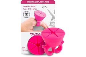 tweexy Weeding Vinyl Tool Ring - Pink Glow