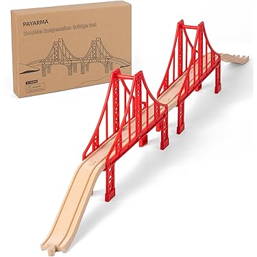 Eichhorn Houten Treinset met Brug, 50dlg. - Modelspoor Webshop Eichhorn Houten Treinset met Brug, 50dlg. - Modelspoor Webshop