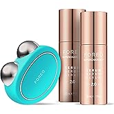 FOREO Forever Firm BEAR Paket - BEAR Mikro Akımlı Y&uuml;z Cihazı + 2 x İletken Serum 30 mL - Cilt Bakım Alet Seti - Nane