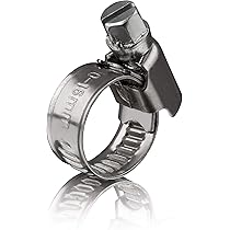 ZEACCT 20 Pièces Collier De Serrage Tuyau Ajustable,Collier à Vis