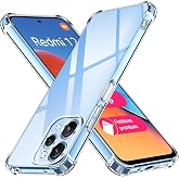 Ehr. Xiaomi Redmi 12 Uyumlu Darbe &Ouml;nleyici Sararmaya Dayanıklı Airbag Korumalı Ultra Slim TPU Şeffaf Silikon Kılıf (Şeffaf, X