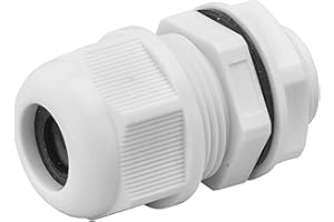 Connecteur electrique - coffret electrique - Passe cable - Raccord - rondelle caoutchouc - Passe Fil - DEBFLEX - 3 Presses étoupes D20 - gris 702271