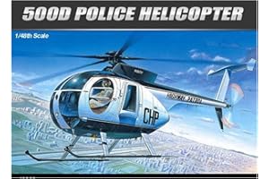 ACADEMY HOBBY MODEL KITS Hughes 500D Police Helicopter