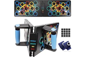 DESOTO Push Up Board Home Workout Equipment Pushup Board Fitness, Foldable Pushup Board Workout Train Gym Muscle Strength