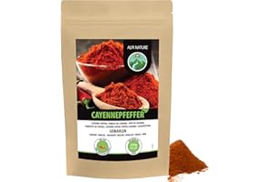 ‎ALPI NATURE Alpi Nature Cayenne Pepper Ground (250g) proszek pieprzu Cayenne 100% naturalny bardzo ostry suszone i zmielone Cayenne Chili Pepper